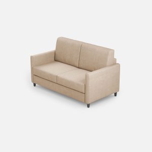 Divano Karay 2 posti (due sedute da 60cm) misure esterne L.138cm colore beige