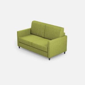 Divano Karay 2 posti (due sedute da 60cm) misure esterne L.138cm colore verde