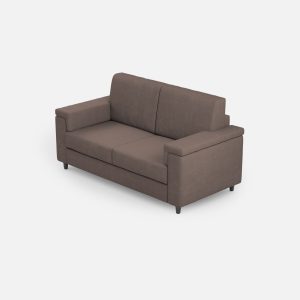 Divano Marrak 2 posti (due sedute da 60cm) misure esterne L.148cm colore talpa