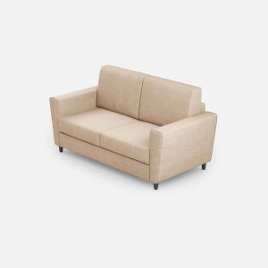 Divano Yasel 2 posti (due sedute da 60cm) misure esterne L.152cm colore beige