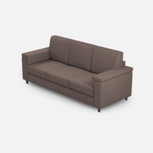 Divano Marrak 3 posti (tre sedute da 60cm) misure esterne L.208cm colore talpa