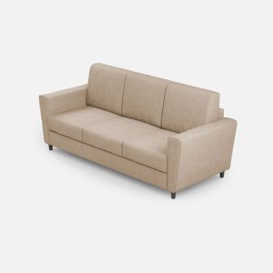 Divano Yasel 3 posti (tre sedute da 60cm) misure esterne L.212cm colore beige