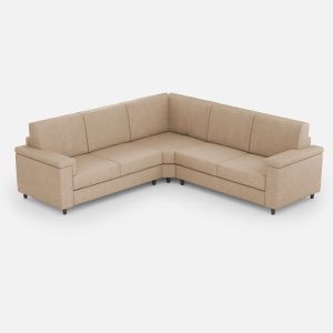 Divano Marrak 2 posti (due sedute da 60cm)+ angolo + divano 2 posti (due sedute da 60cm) misure esterne L.226x226 colore beige