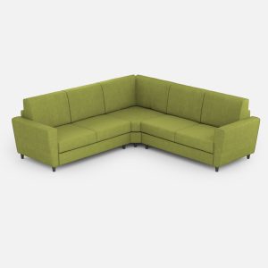 Divano Yasel 2 posti medio (due sedute da 70cm) + angolo + divano 2 posti medio (due sedute da 70cm) misure esterne L.248x248