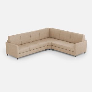 Divano Karay 3 posti (tre sedute da 60cm)+ angolo + divano 2 posti medio (due sedute da 70cm) misure esterne L.281x241 colore beige