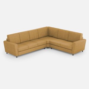 Divano Yasel 3 posti (tre sedute da 60cm)+ angolo + divano 2 posti medio (due sedute da 70cm) misure esterne L.288x248