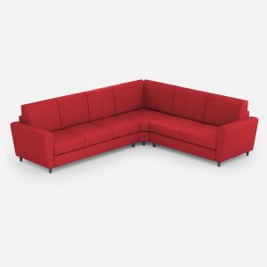 Divano Yasel 3 posti (tre sedute da 60cm)+ angolo + divano 2 posti medio (due sedute da 70cm) misure esterne L.288x248