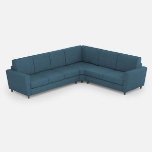 Divano Yasel 3 posti (tre sedute da 60cm)+ angolo + divano 2 posti medio (due sedute da 70cm) misure esterne L.288x248