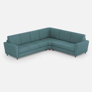 Divano Yasel 3 posti (tre sedute da 60cm)+ angolo + divano 2 posti medio (due sedute da 70cm) misure esterne L.288x248
