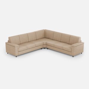 Divano Marrak 3 posti  (tre sedute da 60cm) + angolo + divano 3 posti (tre sedute da 60cm) misure esterne L.286x286 colore beige