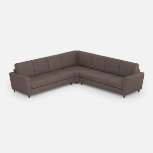 Divano Yasel 3 posti  (tre sedute da 60cm) + angolo + divano 3 posti (tre sedute da 60cm) misure esterne L.288x288