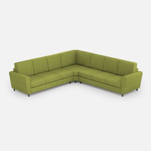 Divano Yasel 3 posti  (tre sedute da 60cm) + angolo + divano 3 posti (tre sedute da 60cm) misure esterne L.288x288