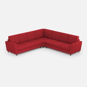 Divano Yasel 3 posti  (tre sedute da 60cm) + angolo + divano 3 posti (tre sedute da 60cm) misure esterne L.288x288