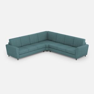 Divano Yasel 3 posti  (tre sedute da 60cm) + angolo + divano 3 posti (tre sedute da 60cm) misure esterne L.288x288